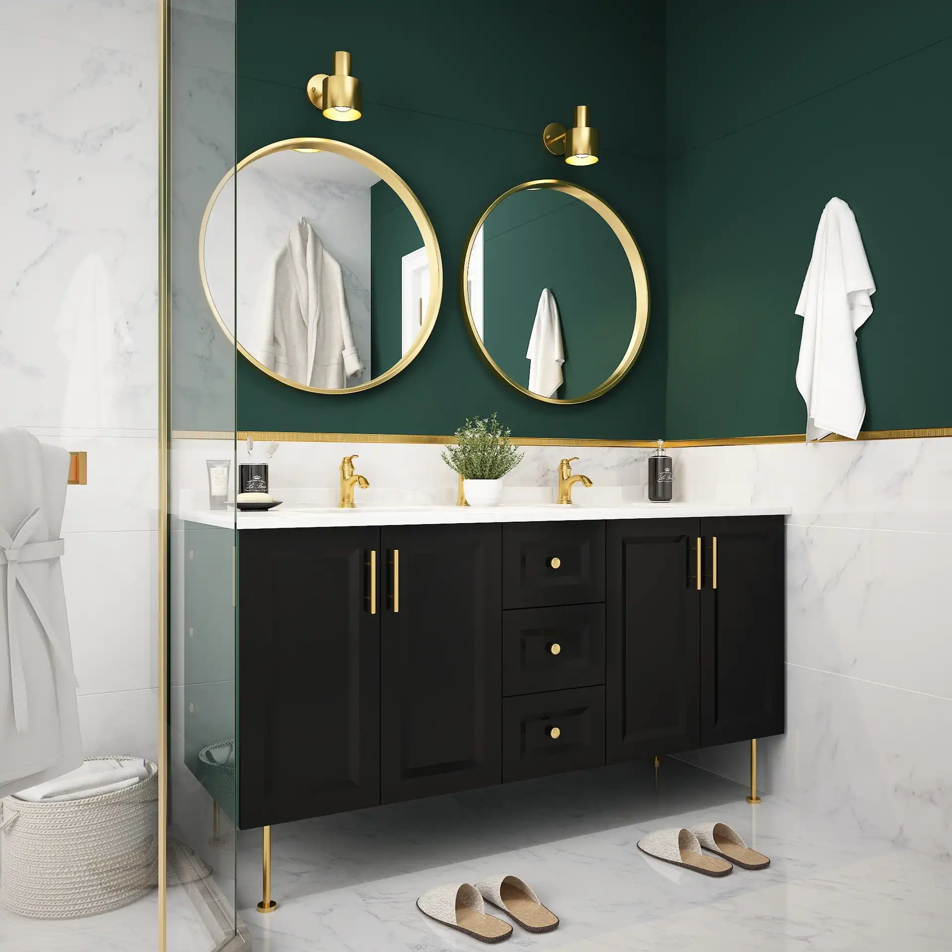 Boutique Hotel Bathroom Vanity: Compact Specs Guide 4 European style bathroom vanity cabinet