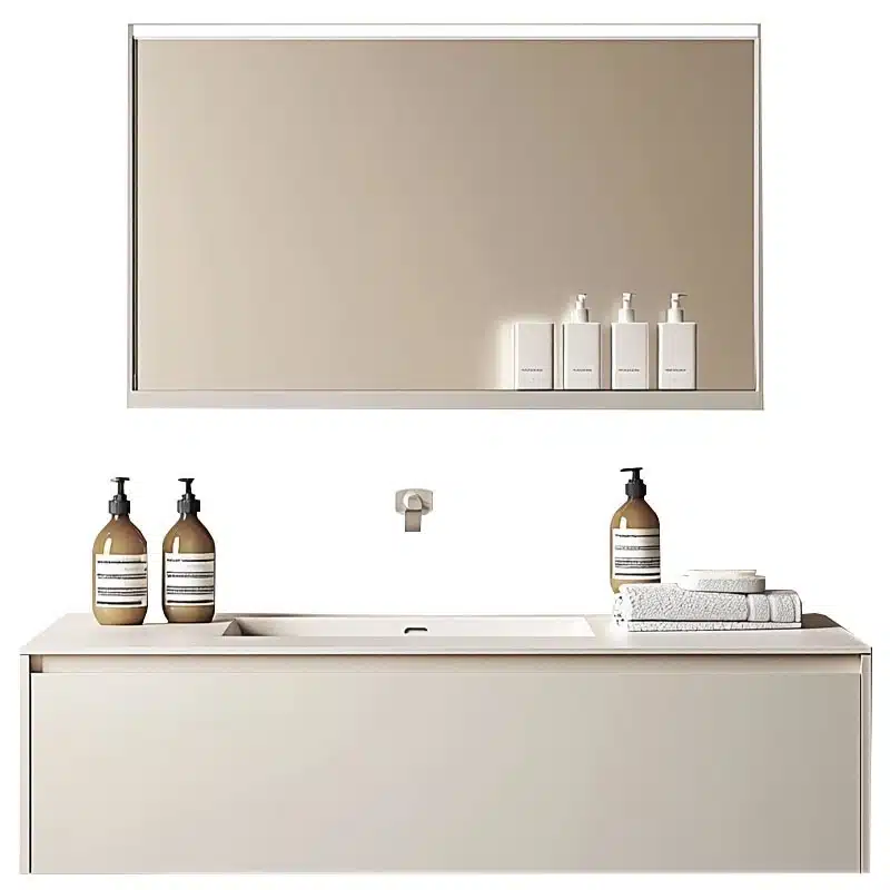 North America style bathroom vanity in a second finish for mixed SKU containers