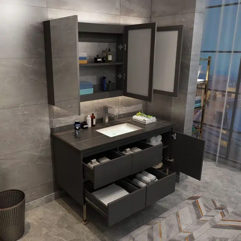 Optimizing Small Spaces: 24-30 Inch Vanity Guide for Apartments 5 MF PVC Bathroom Vanity 12