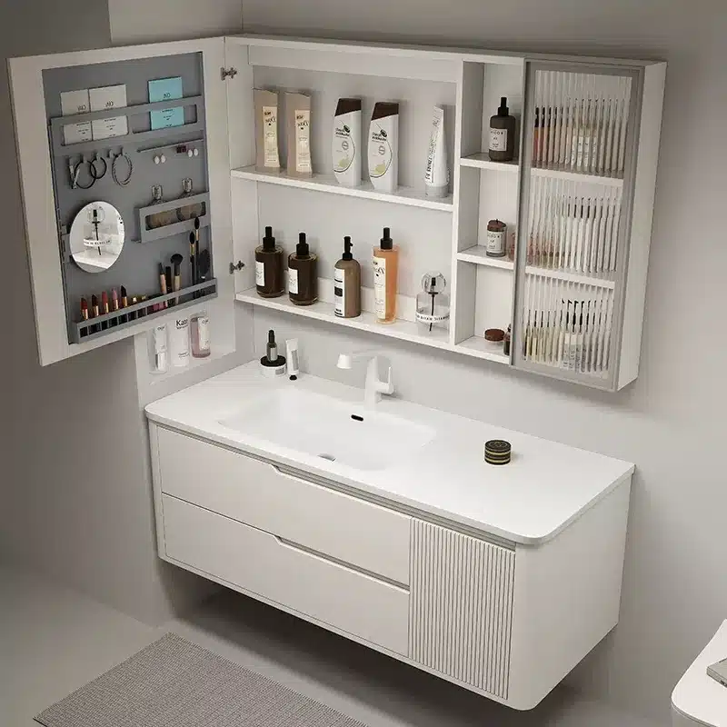 Why Finish Quality Depends on Base Material 6 MF PVC Bathroom Vanity 38