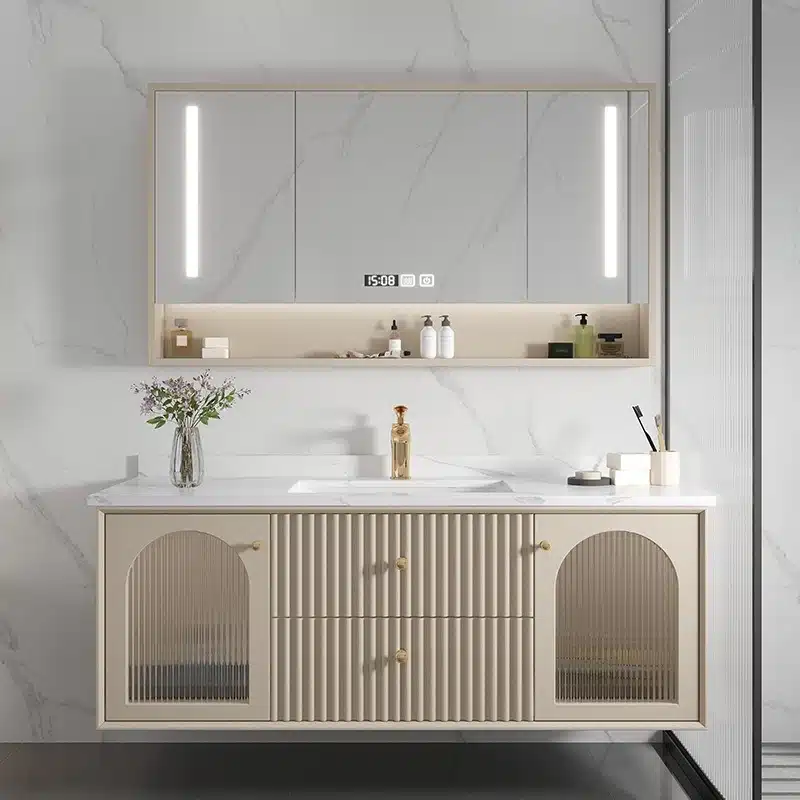 Custom LED Mirror Frames for Commercial Projects 3 MF PVC Bathroom Vanity 60