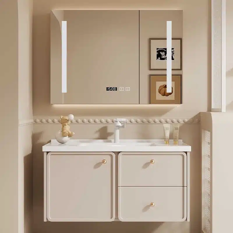 PVC Board Grades for Vanities: Foam Board vs Free-Foam vs Calendered PVC 4 modern PVC bathroom vanity cabinet finish