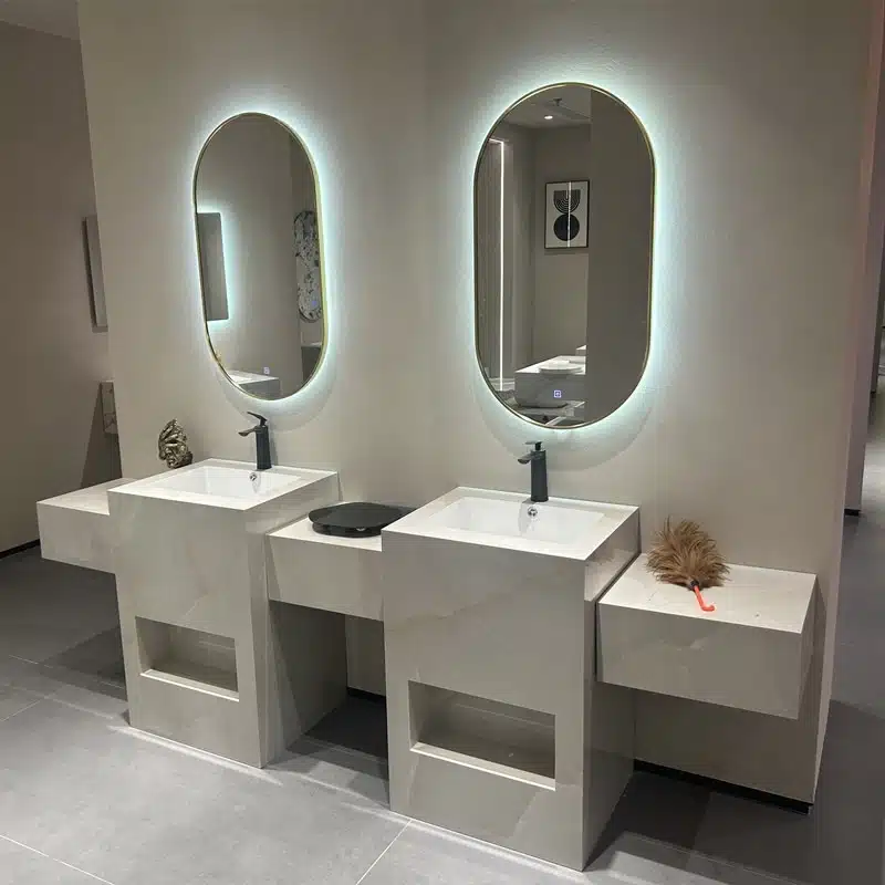 Jewelry for Your Vanity: Hardware Trends 2026 4 MF Sintered Stone Bathroom Vanities 24