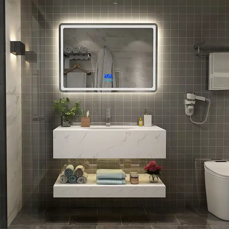 Mastering the Cube: Optimizing 40HQ Container Loading 2 MF Sintered Stone Bathroom Vanity 6