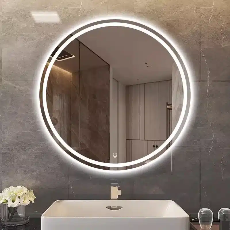 LED Mirror CRI and Color Temperature Spec: 90+ CRI Guide 3 Smart LED mirror with touch control for bathroom vanity