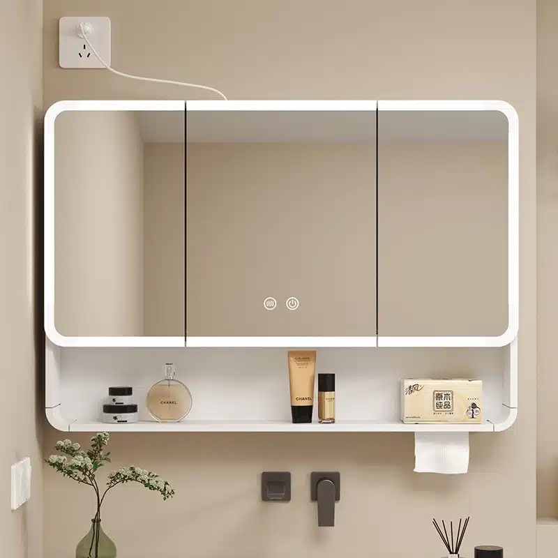B2B Guide to Vanity Mirrors: LED, Framed & Medicine Cabinets 6 MF Smart mirror cabinet 5
