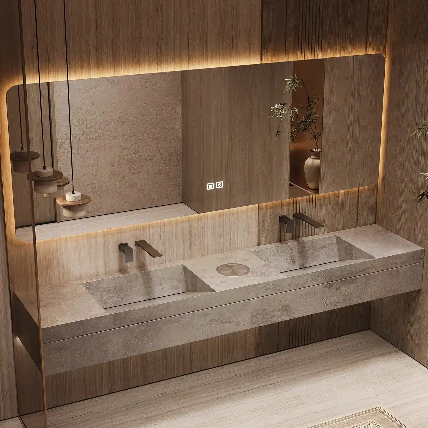 Reduce FOB Costs: Optimize Vanity Packaging & Freight 6 Sintered stone sinks–16