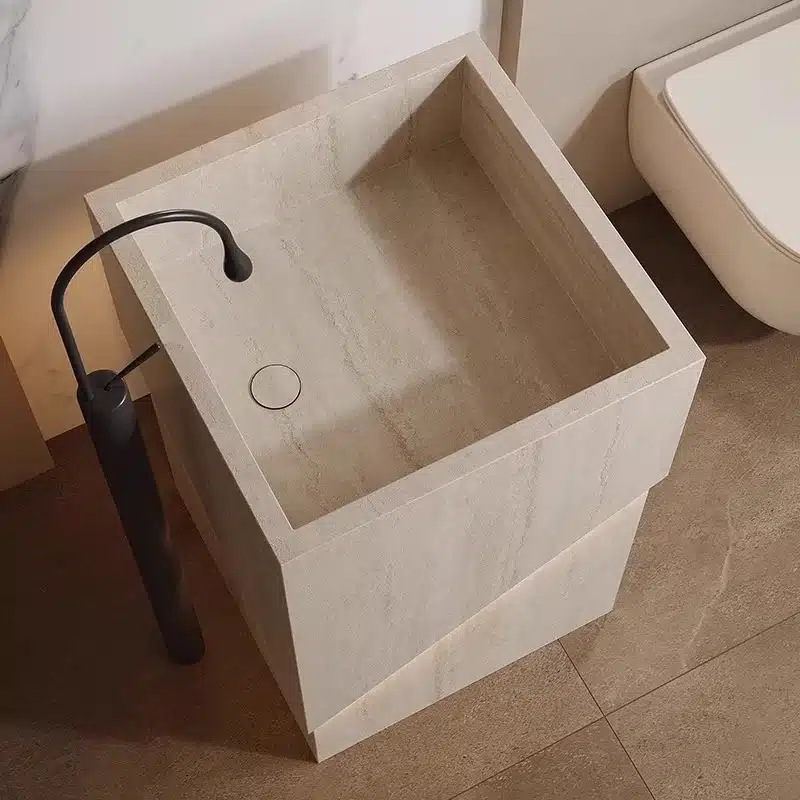 Bathroom Vanity OEM Factory: Cut FOB Costs by 22% 8 Sintered stone sinks–5