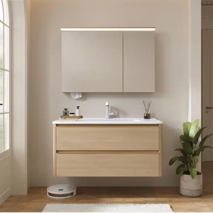 Optimizing Small Spaces: 24-30 Inch Vanity Guide for Apartments 7 MF Plywood bathroom vanity 1