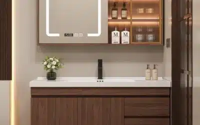 The Open Console Vanity: Minimalist Hotel Style